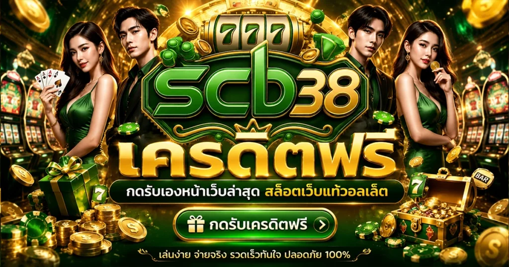 scb38 เครดิตฟรี กดรับเองหน้าเว็บล่าสุด สล็อตเว็บแท้วอลเล็ต