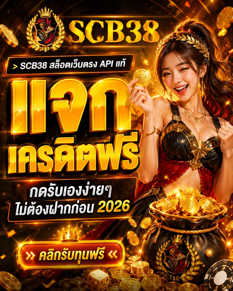 SCB38 สล็อตเว็บตรง API แท้ แจกเครดิตฟรี กดรับเองง่ายๆ ไม่ต้องฝากก่อน 2026